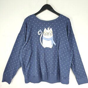 LC Lauren Conrad Women Periwinkle Blue Sweater Size XXL